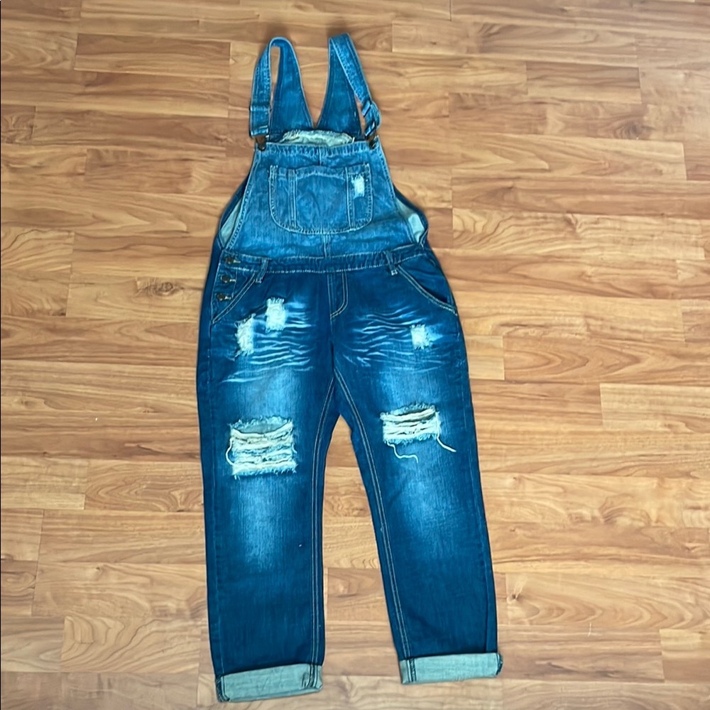 Women’s Blue Denim Overalls